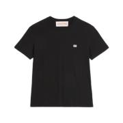 Katoenen VLogo Patch Polo Shirt Valentino , Black , Heren