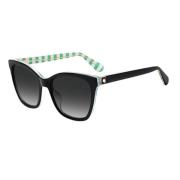 Zwarte Acetaat Dames Zonnebril Kate Spade , Black , Dames