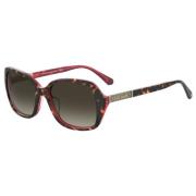 Bruine Acetaat Dames Zonnebril Kate Spade , Brown , Dames