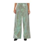 Paillet lange rechte broek Alma EN Pena , Green , Dames