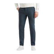 Moderne Slim Fit Chino Broek Cast Iron , Blue , Heren