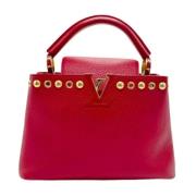 Pre-owned Leather handbags Louis Vuitton Vintage , Red , Dames