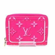 Pre-owned Leather wallets Louis Vuitton Vintage , Pink , Dames