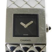 Pre-owned Fabric watches Chanel Vintage , Black , Dames