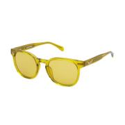 Bruin Acetaat Unisex Zonnebril Zadig & Voltaire , Yellow , Unisex