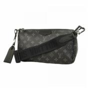 Pre-owned Fabric clutches Louis Vuitton Vintage , Black , Heren