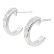 Pre-owned White Gold earrings Cartier Vintage , Gray , Dames