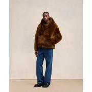 Shearling Jas Ami Paris , Brown , Heren