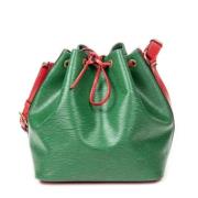 Pre-owned Leather louis-vuitton-bags Louis Vuitton Vintage , Green , D...