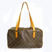 Pre-owned Canvas handbags Louis Vuitton Vintage , Brown , Dames