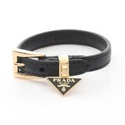 Pre-owned Leather bracelets Prada Vintage , Black , Dames