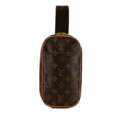 Pre-owned Leather shoulder-bags Louis Vuitton Vintage , Brown , Dames