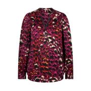 Bloemenprint Blouse Esqualo , Multicolor , Dames