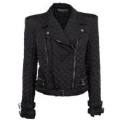 Pre-owned Fabric outerwear Balmain Pre-owned , Black , Dames