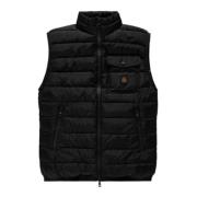 Zwarte Heren Vest met Voorzak RefrigiWear , Black , Heren