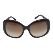 Pre-owned Plastic sunglasses Loewe Pre-owned , Brown , Dames