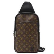 Pre-owned Fabric shoulder-bags Louis Vuitton Vintage , Brown , Heren