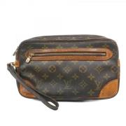 Pre-owned Fabric louis-vuitton-bags Louis Vuitton Vintage , Brown , Da...