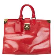 Pre-owned Canvas handbags Louis Vuitton Vintage , Red , Dames