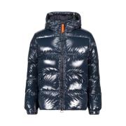 Donkere Nacht Hooded Donsjas Gertrude , Blue , Heren