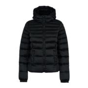 Zwarte Damesjas met Capuchon RefrigiWear , Black , Dames