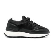 Panel Sneakers Doucal's , Black , Dames