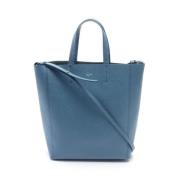 Pre-owned Leather celine-bags Celine Vintage , Blue , Dames