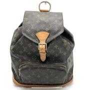 Pre-owned Canvas backpacks Louis Vuitton Vintage , Brown , Dames