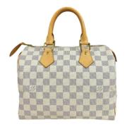 Pre-owned Fabric handbags Louis Vuitton Vintage , White , Dames