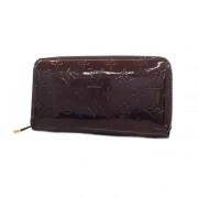 Pre-owned Leather wallets Louis Vuitton Vintage , Brown , Dames