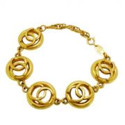 Pre-owned Metal chanel-jewelry Chanel Vintage , Yellow , Dames