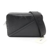 Pre-owned Leather shoulder-bags Fendi Vintage , Black , Heren