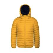 Korte herenjas met capuchon in diverse kleuren Invicta , Yellow , Here...