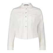 Elegante Blazerjas Lange Mouw Betty Barclay , White , Dames