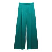 Wijde Broek Max Mara , Green , Dames