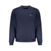 Blauwe Katoenen Sweatshirt met Applicatie Tommy Hilfiger , Blue , Here...