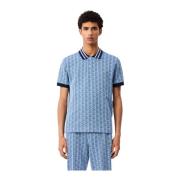 Monogram Polo Shirt Lacoste , Blue , Heren