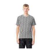 Monogram T-shirt Lacoste , Gray , Heren