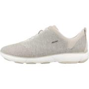 Stijlvolle Nebula Damessneakers Geox , Beige , Dames