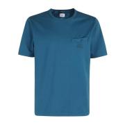 T-shirt met een twistzak C.p. Company , Blue , Heren