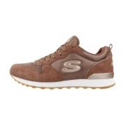 Retro Sneakers Goud Meisje Skechers , Brown , Dames