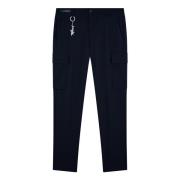 Navy Regular Fit Nylon Broek Paul & Shark , Blue , Heren