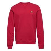 Heren Crew Neck Sweatshirt Elektrisch Roze Lyle & Scott , Pink , Heren