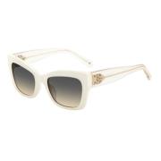 Witte Acetaat Zonnebril voor Vrouwen Kate Spade , White , Dames