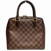 Pre-owned Canvas handbags Louis Vuitton Vintage , Brown , Dames