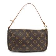 Pre-owned Canvas handbags Louis Vuitton Vintage , Brown , Dames