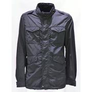 Field Jacket met Opstaande Kraag Herno , Blue , Heren