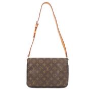 Pre-owned Fabric shoulder-bags Louis Vuitton Vintage , Brown , Dames