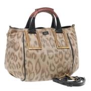 Pre-owned Leather handbags Chloé Pre-owned , Beige , Dames