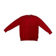 Lange mouwen ronde hals top Fay , Red , Dames